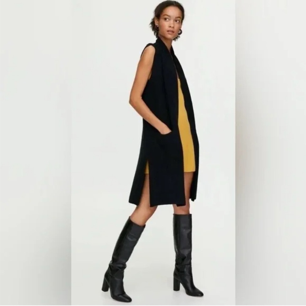 Wilfred Longline Knit Sweater in Black